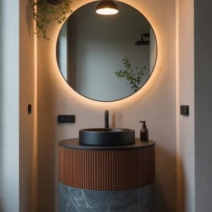 Ankara akrilik banyo tezgahı ve dolabı tasarım